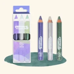 Namaki Make-up Glitterpotloden Set van 3 stuks