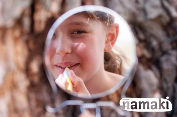 Namaki organic en vegan lipbalm glans - vanille - Afbeelding 2