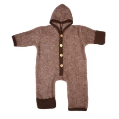 Cosilana Overall van wolfleece bruin