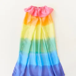 Zijden Regenboog cape