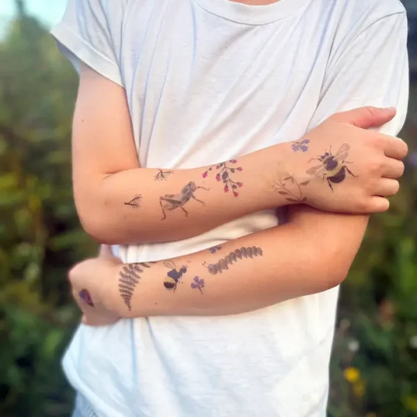 Nuukk kindertattoos 'Bijen' - Afbeelding 3