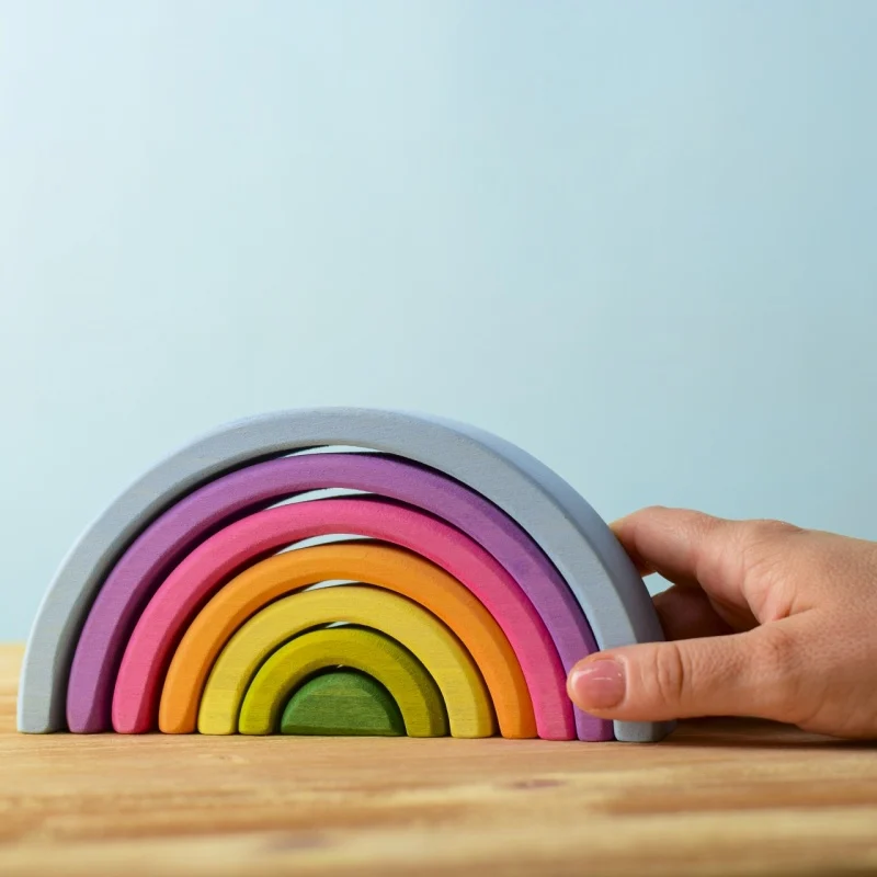 bumbu toys kleine regenboog pastel