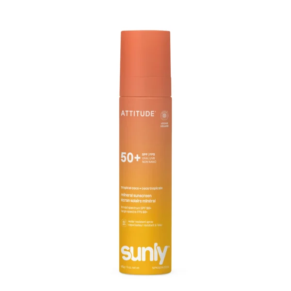 attitude sunly zonnebrand spray spf 50 tropical coco