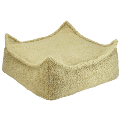 Wigiwama Poef Vierkant - Matcha Teddy