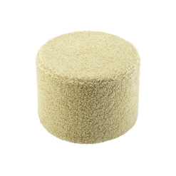 Wigiwama Poef Rond - Matcha Teddy