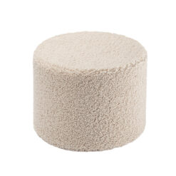 Wigiwama Poef Rond - Biscuit Teddy