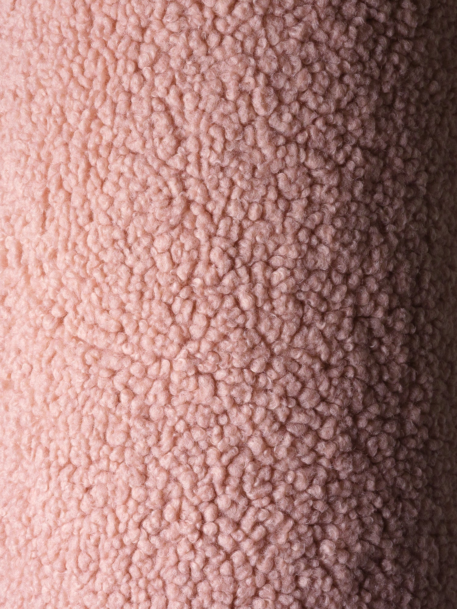 Wigiwama Poef Rond - Pink Guava Teddy - Afbeelding 7